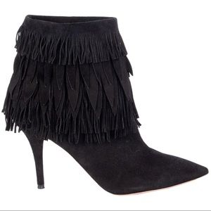 Aquazzura Booties Black Size 9